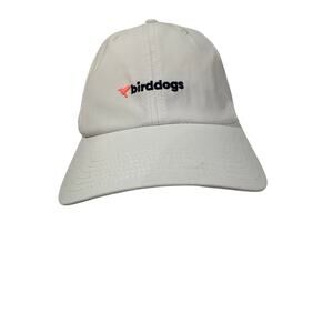 birddogs White Logo Adjustable Hat